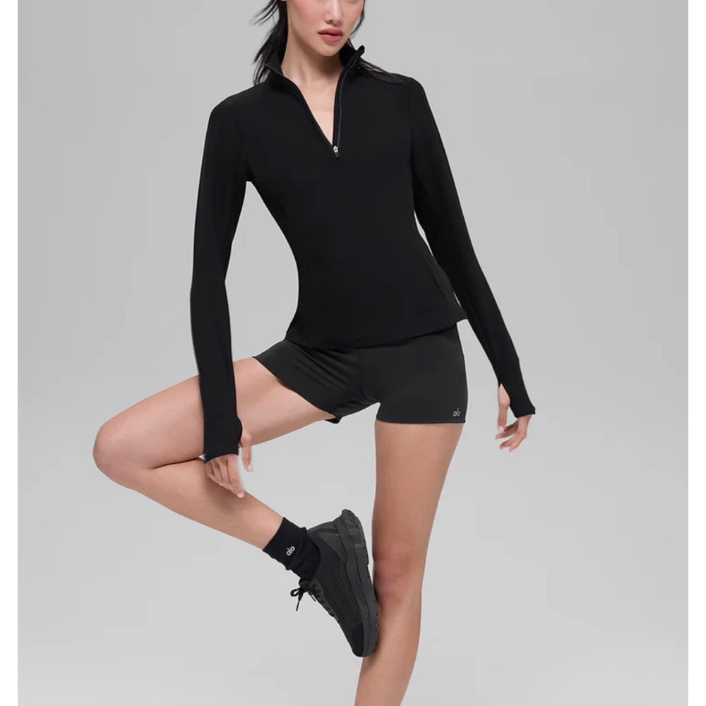 ALO alosoft 1/2 zip rapid pullover